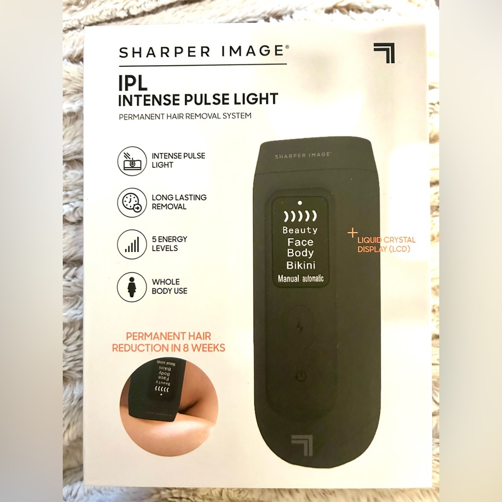 NEW SHARPER IMAGE IPL INTENSE PULSED LIGHT Permanent Hair Hair Removal System